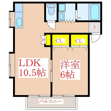 サンフラワーの物件間取画像